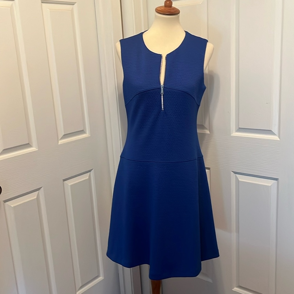 Calvin Klein A Line Royal Blue dress